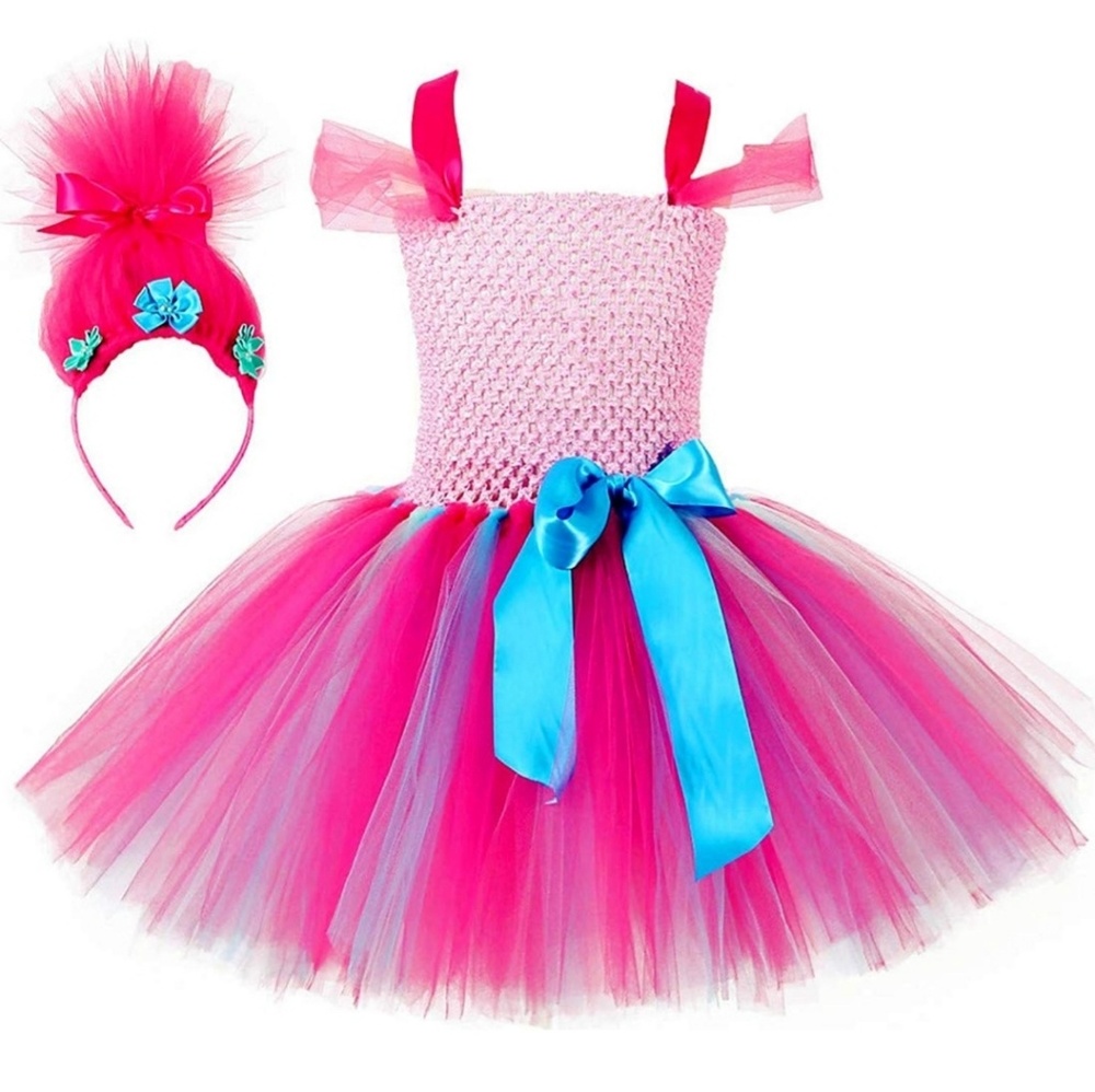 Poppy the Troll Princess Toddler Costume